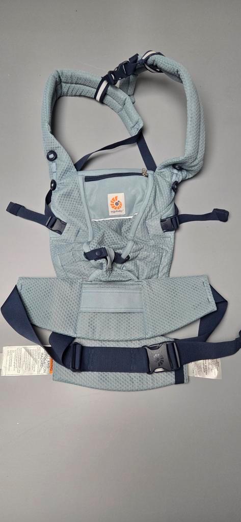 Ergobaby Adapt Soft Flex Mesh - Slate Blue, Kinderen en Baby's, Babydragers en Draagdoeken, Zo goed als nieuw, Draagzak, Buik, Rug of Zij
