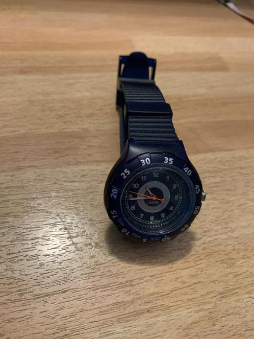 Polshorloge 3ATM 'Postbank' met bandje en mét batterij, Sieraden, Tassen en Uiterlijk, Horloges | Heren, Zo goed als nieuw, Polshorloge