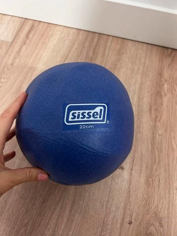 Sissel pilatesbal 22 cm paars/blauw beschikbaar voor biedingen