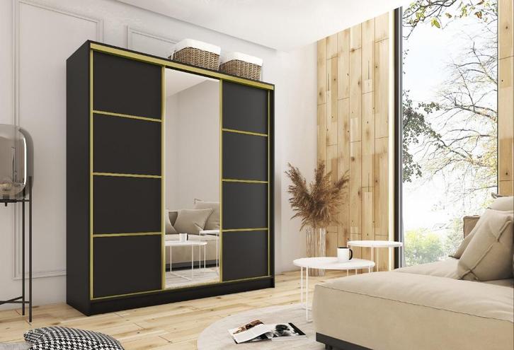 KLEDINGKAST MET TRANSPORT EN MONTAGE, Huis en Inrichting, Kasten | Kledingkasten, Nieuw, 200 cm of meer, 200 cm of meer, 50 tot 75 cm