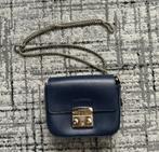 Klein donkerblauwe tas, Ophalen of Verzenden, Zo goed als nieuw, Blauw