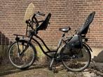 Zwarte Sparta Amazone moederfiets incl Yepp zitjes en scherm, Fietsen en Brommers, Fietsen | Dames | Moederfietsen, Ophalen, 2 zitjes