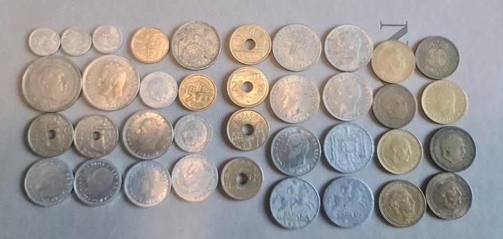 Spaanse verzameling munten, Postzegels en Munten, Munten en Bankbiljetten | Verzamelingen, Munten, Buitenland, Ophalen of Verzenden