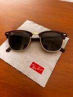 Ray Ban “Clubmaster” zonnebril, Zonnebril, Bruin, Ophalen of Verzenden, Zo goed als nieuw