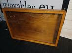 Houten Vitrinekast met Glas - Liggend of Hangend, Ophalen