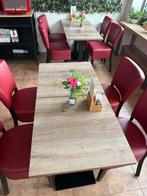 4 tafels 8 stoelen !, Ophalen of Verzenden, Meubilair