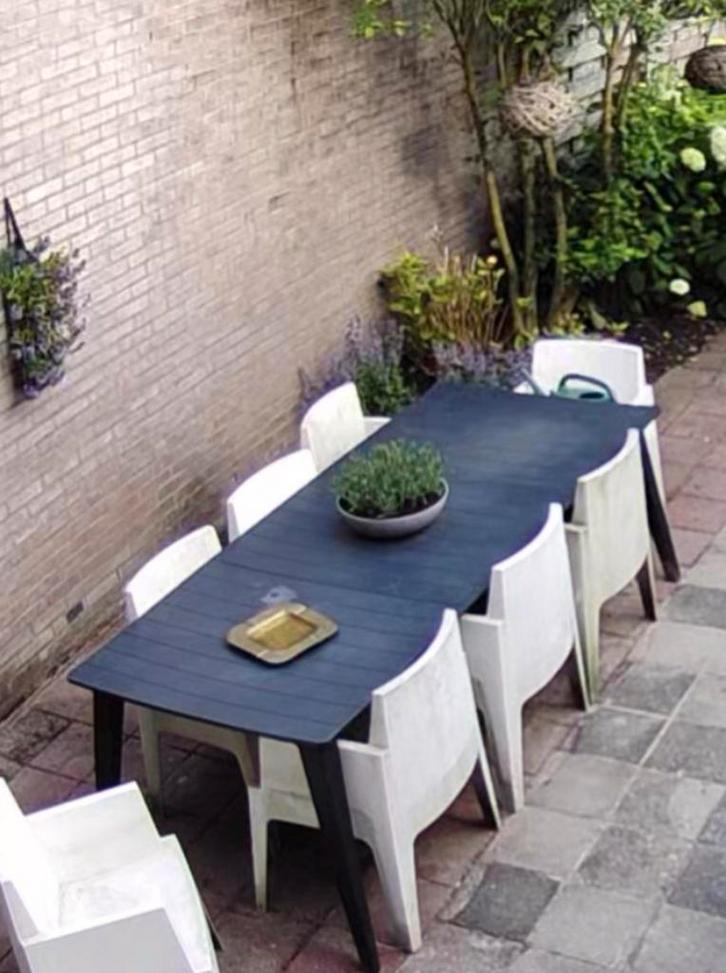 Box tuinstoelen tuinstoel type box stapelstoelen siesta, Tuin en Terras, Tuinstoelen, Gebruikt, Kunststof, Ophalen of Verzenden