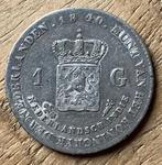 1 gulden 1840 Nederlands Indië, Postzegels en Munten, Munten | Nederland, Ophalen, 1 gulden, Zilver, Koning Willem I