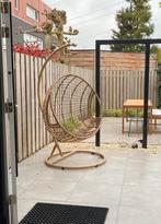 Hangstoel Jesper Karwei rotan beige, Tuin en Terras, Ophalen, Gebruikt, Rotan