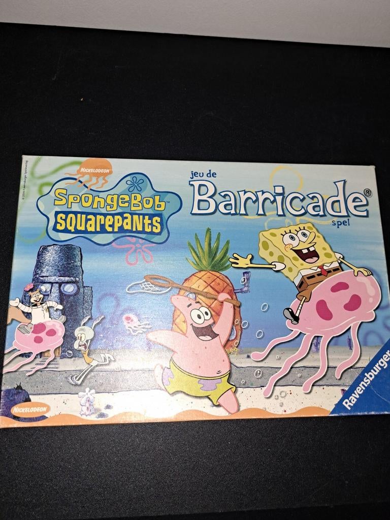 Spongebob Barricade spel - Perfecte staat!, Hobby en Vrije tijd, Gezelschapsspellen | Bordspellen, Ophalen of Verzenden, Zo goed als nieuw