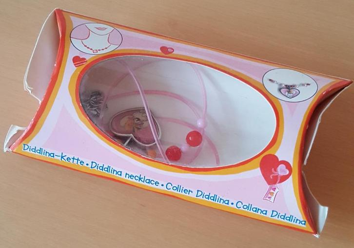 Diddlina/Diddl kettinkje - incl originele Diddl doosje -zgan, Verzamelen, Diddl, Gebruikt, Diddlina, Ophalen