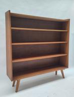 Vintage teak houten boekenkast kastje teakhout Zweeds kast, Ophalen, Met plank(en), Gebruikt, .