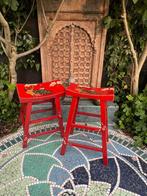 Chinese barkruk handbeschilderd kraanvogel chinees kruk, Huis en Inrichting, Verburgt Vintage, Nieuw, Ophalen of Verzenden, https://verburgtvintage.nl/#contact