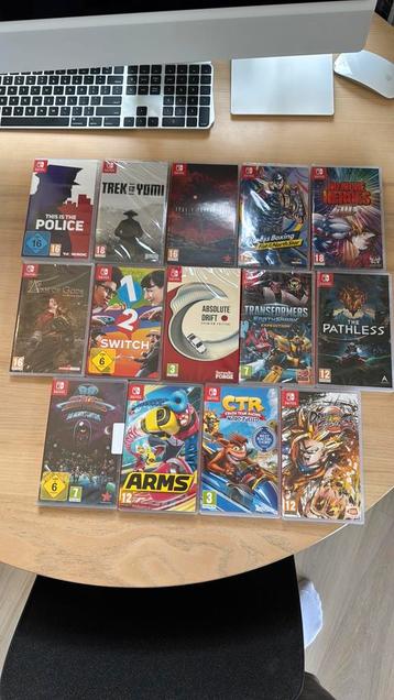 14x nintendo switch games beschikbaar voor biedingen