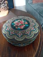 Vintage Koekblik met Bloemen, Ophalen of Verzenden