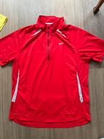 Fijn rood Nike sportshirt mt L met zakje/ritsje rug onderaan, Maat 52/54 (L), Nike, Ophalen of Verzenden, Gedragen