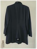 Zwarte lange blazer Maat 42 h3, Zwart, Maat 42/44 (L), Onbekend, Ophalen of Verzenden