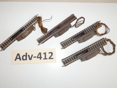 Adv-412 N Spoor Elektrische Ontkoppelrails 9114 Fleischmann, Hobby en Vrije tijd, Modeltreinen | N-Spoor, Zo goed als nieuw, Rails
