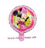 Minnie mouse roze/paarse ballonnen set nr M124, Hobby en Vrije tijd, Feestartikelen, Ophalen of Verzenden, Nieuw, Versiering, Verjaardag