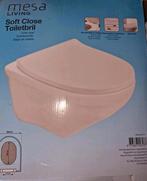 NIEUW MESA living Toiletbril - Softclose - Wit, Ophalen of Verzenden, Nieuw, Toilet
