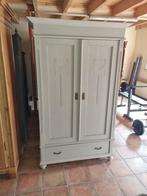 Prachtige Antieke Brocante Kast met Lade en Planken.