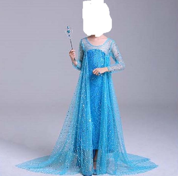 Anna frozen verkleedjurk deluxe, Kinderen en Baby's, Carnavalskleding en Verkleedspullen, Nieuw, Meisje, 122 t/m 128, Ophalen of Verzenden