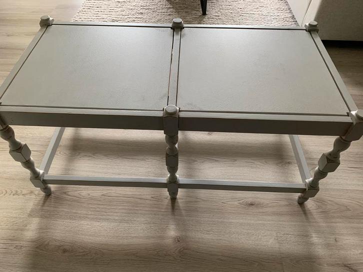 Houten bankje, Antiek en Kunst, Antiek | Meubels | Stoelen en Banken, Ophalen of Verzenden