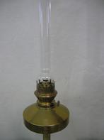 Olielamp, messing, tafelmodel, Antiek en Kunst, Antiek | Lampen, Ophalen of Verzenden