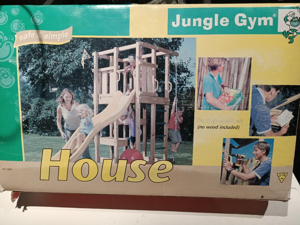 Jungle Gym Bouwpakket- Huis, NIEUW VASTE PRIJS, Ophalen of Verzenden, Nieuw