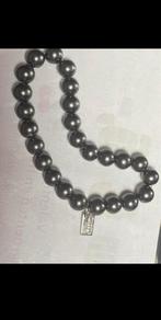 ZINZI armband met grijze parels, Sieraden, Tassen en Uiterlijk, Ophalen of Verzenden, Zo goed als nieuw, Overige kleuren, Overige materialen