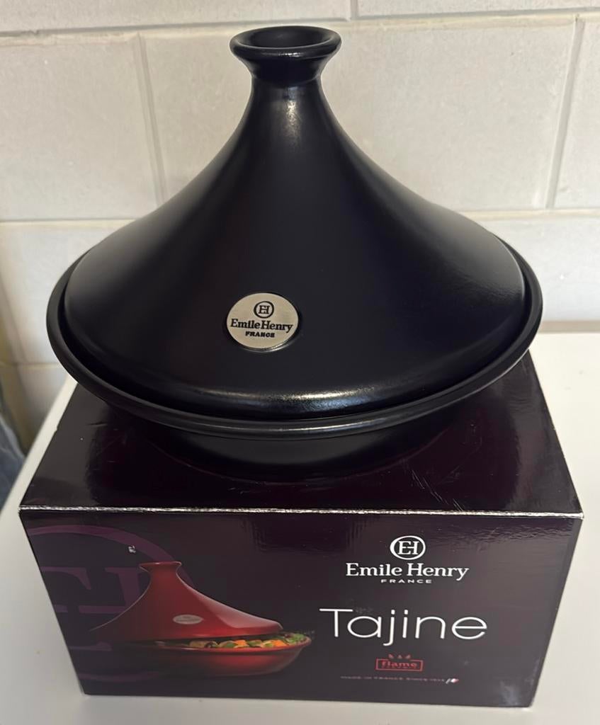 Emile Henri Tajine, aardewerk, 32 cm, Ophalen, Nieuw, Overige materialen, Overige typen