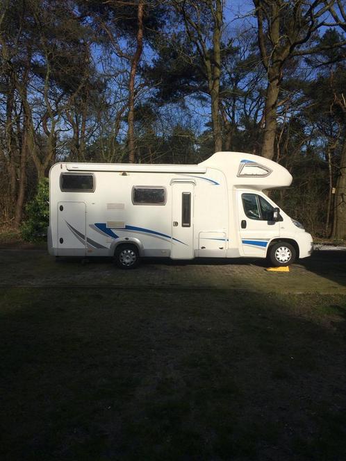 Mooie camper, Caravans en Kamperen, Campers, Particulier, Half-integraal, tot en met 5, Fiat, Diesel, 6 tot 7 meter, Ophalen