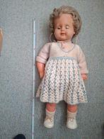 Antieke brocante pop+ oude kleding+ schoentjes plastic., Ophalen of Verzenden, Gebruikt, Pop