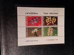 Thailand blok 5 orchidee 1974 postfris mi 50 eu, Postzegels en Munten, Ophalen of Verzenden, Dier of Natuur