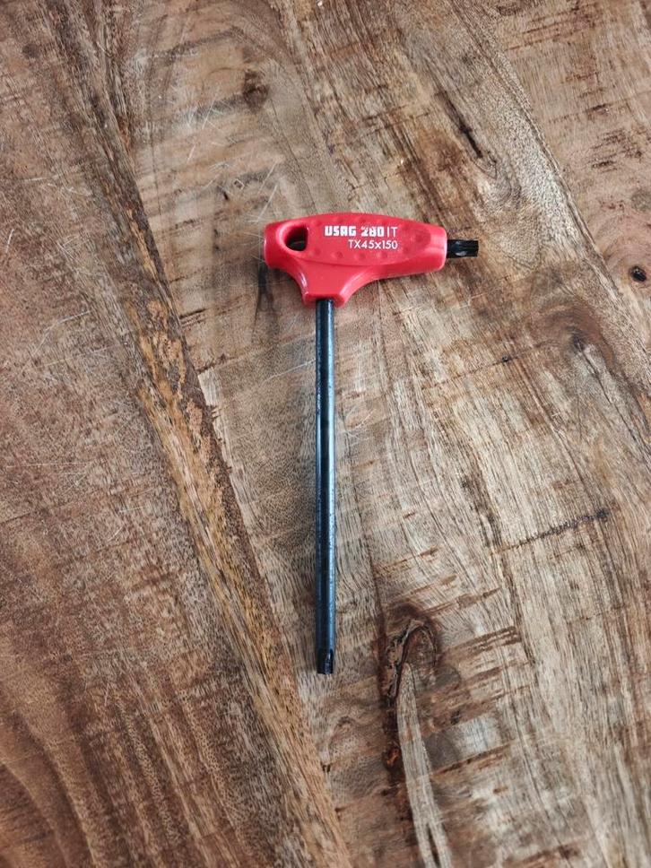 Usag T-Sleutel Torx 280 IT TX45 x 150, Doe-het-zelf en Verbouw, Gereedschap | Handgereedschap, Zo goed als nieuw, Ophalen of Verzenden