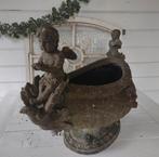 Brocante plantenbak engeltjes, Tuin en Terras, Bloembakken en Plantenbakken, Ophalen of Verzenden