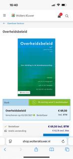 Overheidsbeleid Boek, Ophalen of Verzenden, Beta, Nieuw, HBO