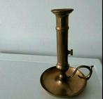 KANDELAAR,Kaars in hoogte verstelbaar,Koper,Handvat,Kerk, Antiek en Kunst, Antiek | Kandelaars, Ophalen of Verzenden, Koper of Brons