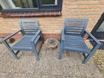 4 diepe Houten Tuinstoelen - Opknapper €10,- per stuk, Ophalen, Gebruikt, Hout