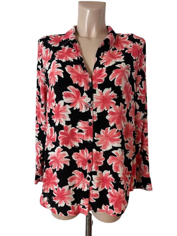 Fabienne Chapot blouse M, Kleding | Dames, Blouses en Tunieken, Zo goed als nieuw, Maat 38/40 (M), Rood, Ophalen of Verzenden