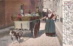 Middelburg 1904 Groentenboer Hondenkar, Verzamelen, Ansichtkaarten | Nederland, Verzenden, Voor 1920, Gelopen, Zeeland