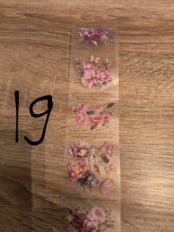 Stickers voor scrapbooking of junk journal  beschikbaar voor biedingen