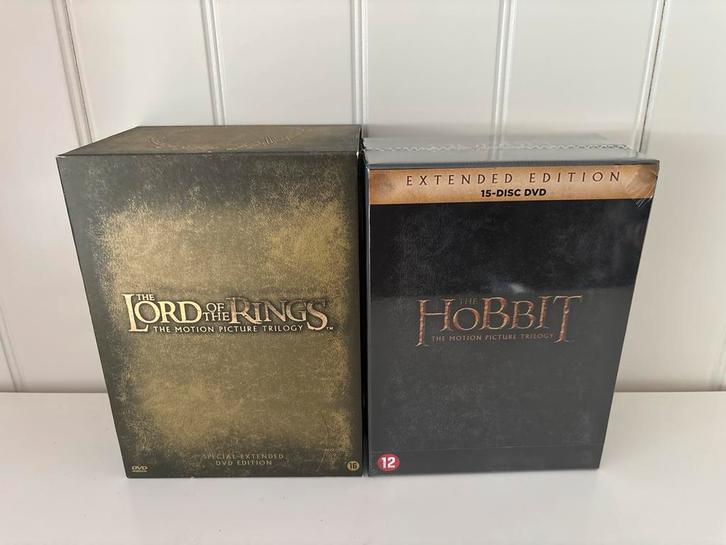 Lord of the Rings & Hobbit Boxsets extended editions, Cd's en Dvd's, Dvd's | Tv en Series, Zo goed als nieuw, Boxset, Vanaf 12 jaar