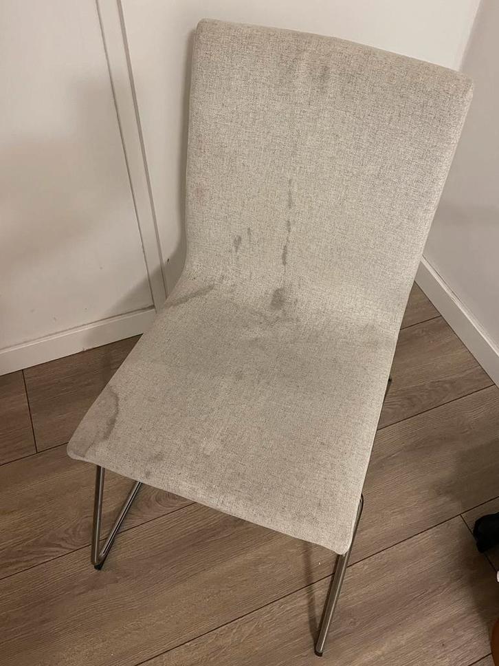 Ikea LILLÅNÄS eetkamer stoel, Huis en Inrichting, Stoelen, Gebruikt, Eén, Stof, Grijs, Ophalen