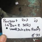 Peugeot 207 3 drs   2007  Voorscherm Rechtsvoor, Ophalen, Gebruikt, -, -