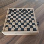 Senza Houten dienblad met Damspel,33x33x8cm,ni, Huis en Inrichting, Ophalen of Verzenden, Nieuw, Rechthoekig, Hout