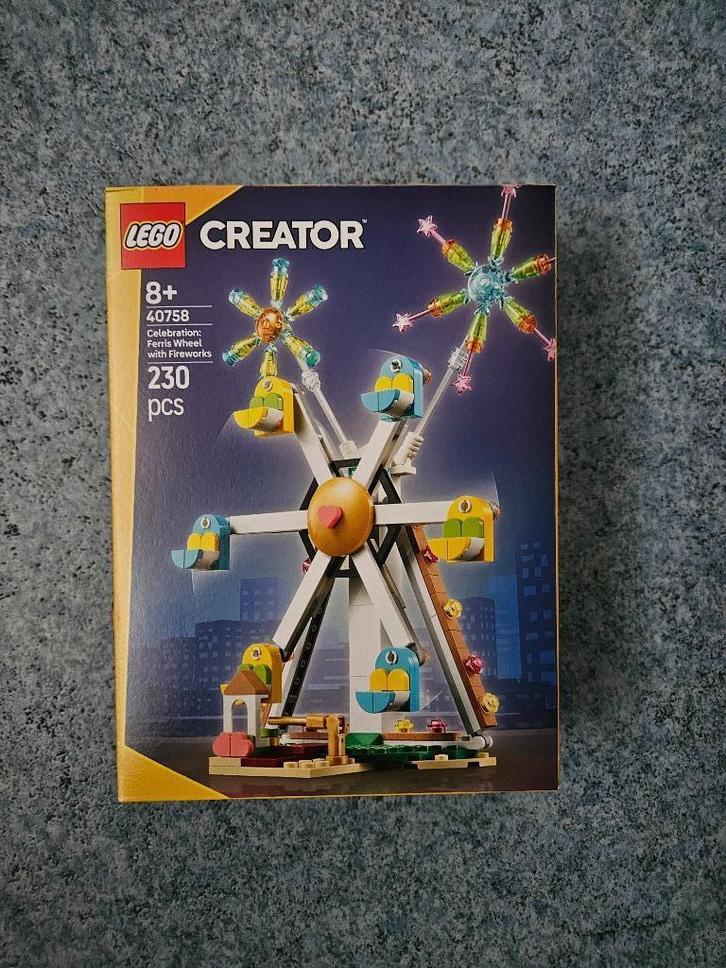 Lego Creator 40758 Draaimolen met Vuur werk NIEUW, Kinderen en Baby's, Speelgoed | Duplo en Lego, Nieuw, Lego, Complete set, Ophalen of Verzenden