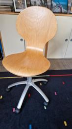 Vintage houten bureaustoel  in goede staat, Ophalen, Gebruikt, Bruin