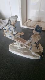Royal Dux Beeld - Kinderen op Wip, Antiek en Kunst, Ophalen