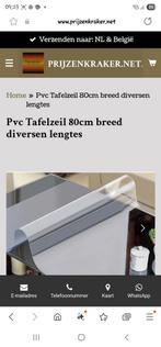 Pvc tafelzeil 80cm breed, Huis en Inrichting, Tafelkleden, Ophalen of Verzenden, Nieuw, Rechthoek